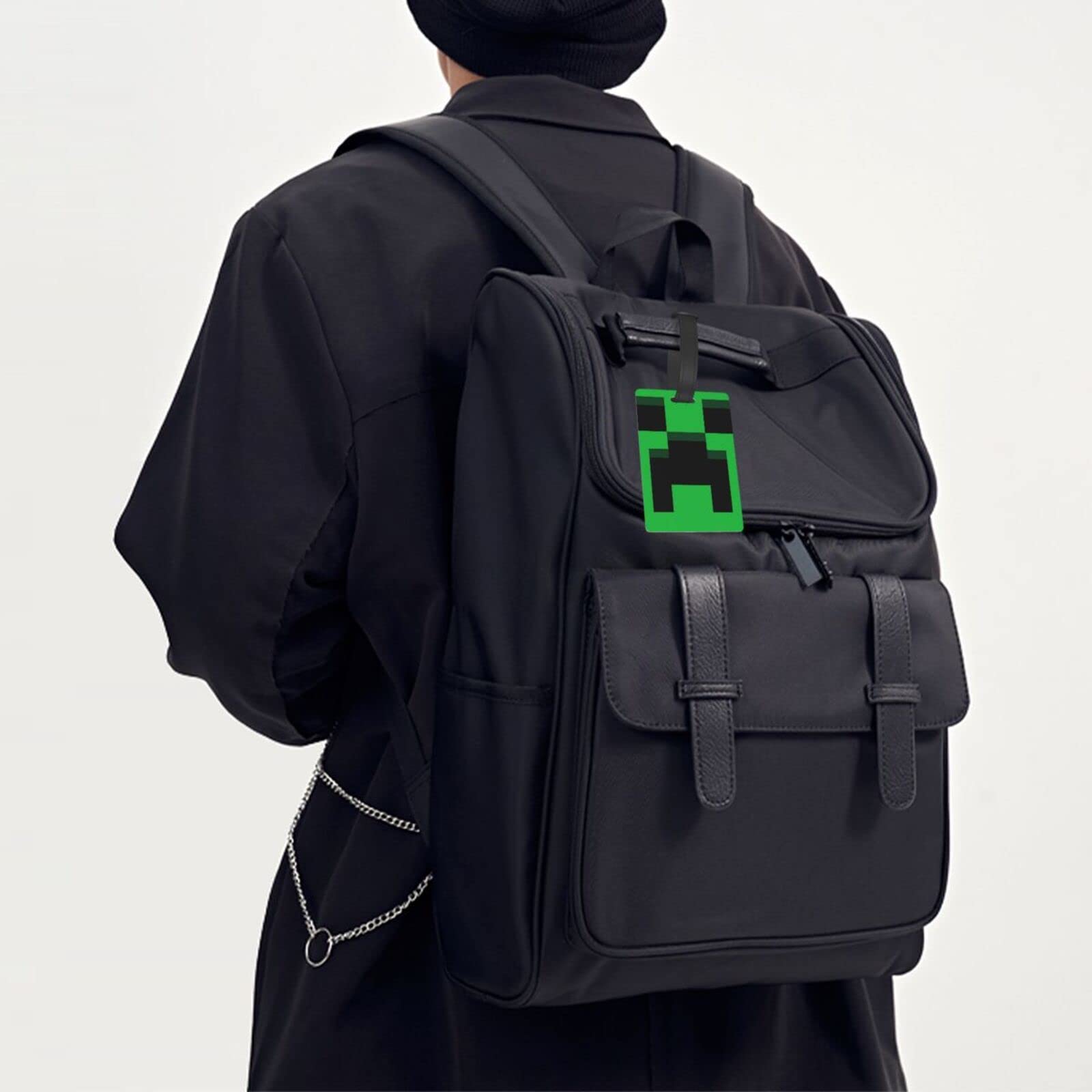 Amazon.co.jp: マイクラ 荷物タグネームタグかわいい 荷物タグ 紛失