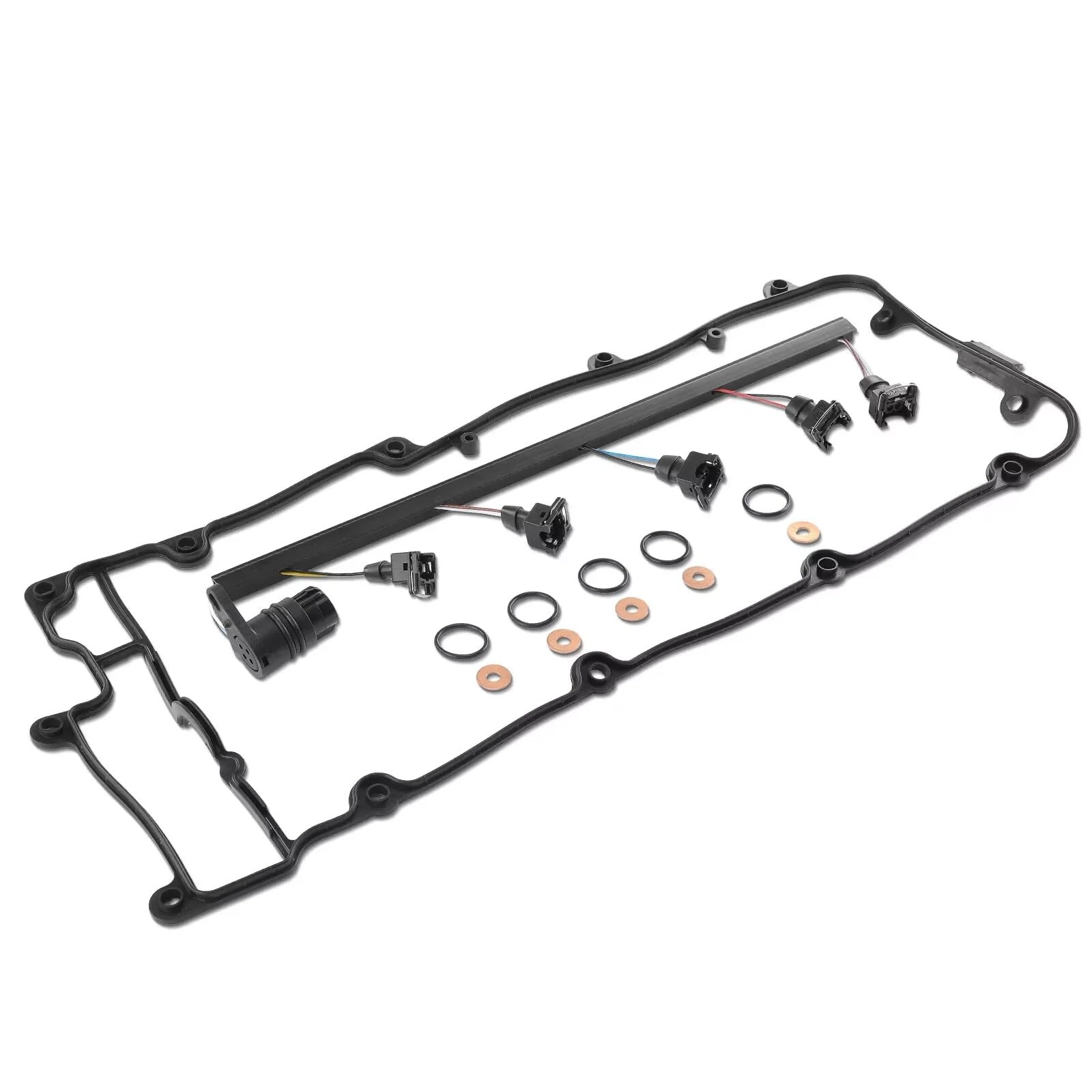 Set de juntas culata auto Junta Protectora Balancín Combustible Y Cableado Arnés Inyector AMR6103G AMR6103 LVP000020 Para Land Para Rover Para Discovery II Para Defender TD5