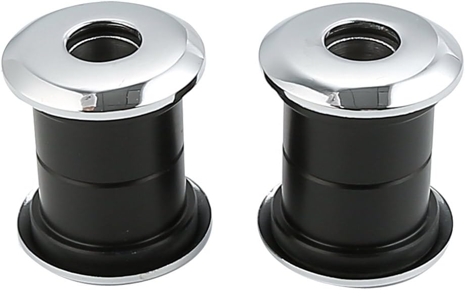 Polyurethane Handlebar Riser Bushings Damper Kit for Harley Big Twin Dyna 1973-2017, Sportster 1973-2023 Models (Style-Black)