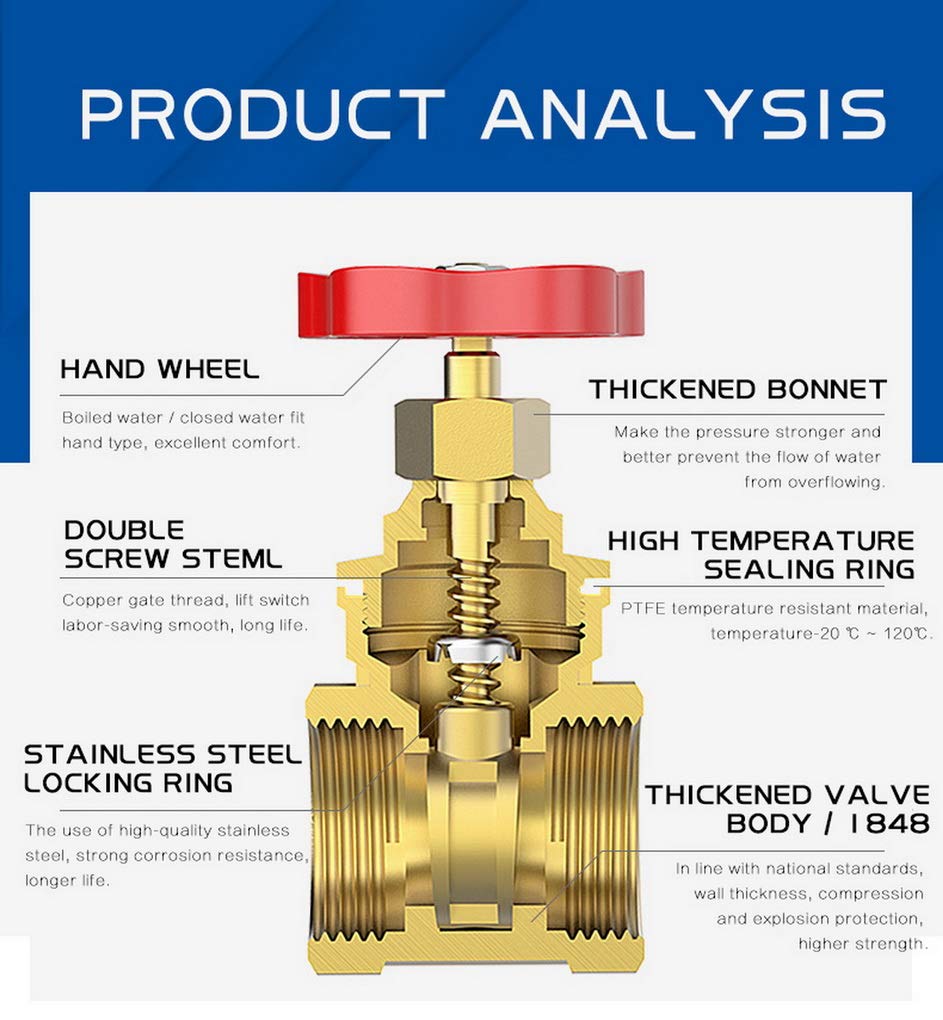 Valvola A Saracinesca In Acciaio Inox DN15 G1/2 - Per Acqua, Gas, Olio E Impianti Industriali - Foto 10