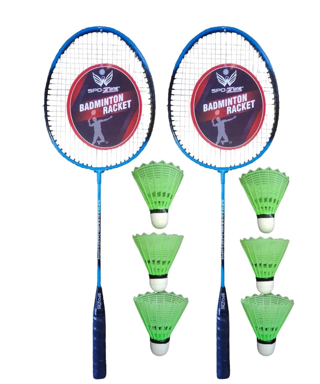 Badminton-Racket, Set of 2 with 6 Pieces of Shuttle Cock Plastic (B0CKBXBQRL) Amazon Price History, Amazon Price Tracker