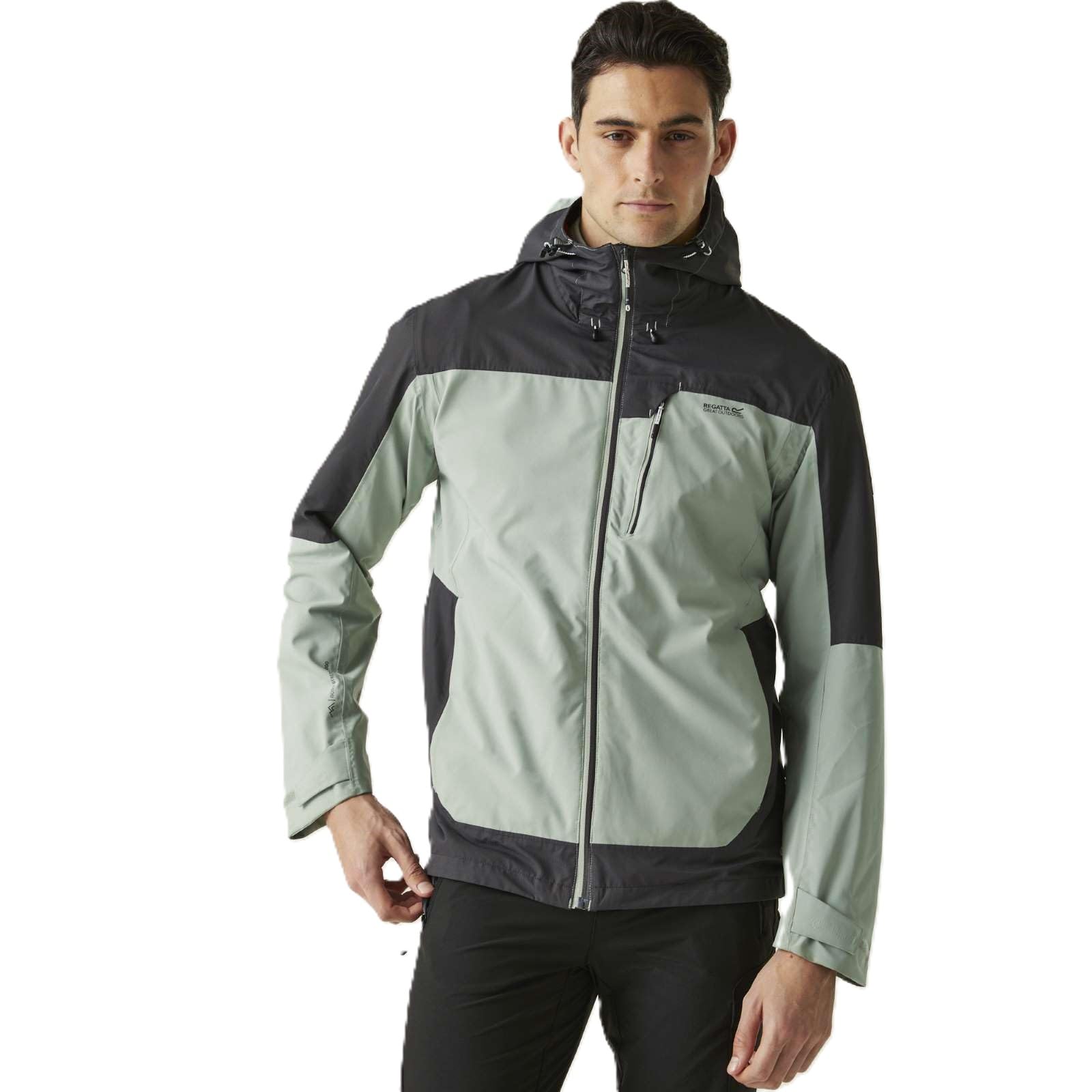 Regatta Mens Highton IV Waterproof Shell Jacket Breathable Hiking Walking Coat