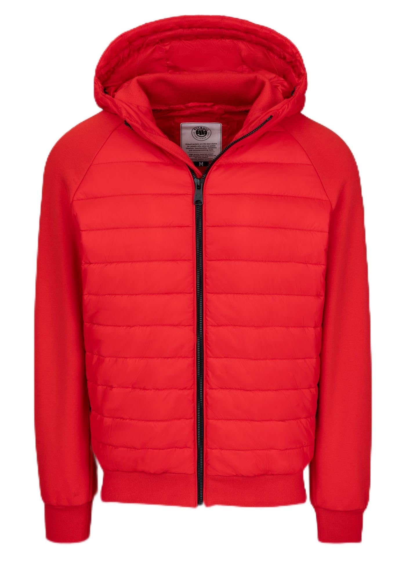 PITBULL - Giacca Uomo Transizione PALOMAR, Giacche Ibrida con Cappuccio, Giacca Uomo Leggera Imbottitao, Giacche Invernale Traspirante, Sportiva Slim Fit