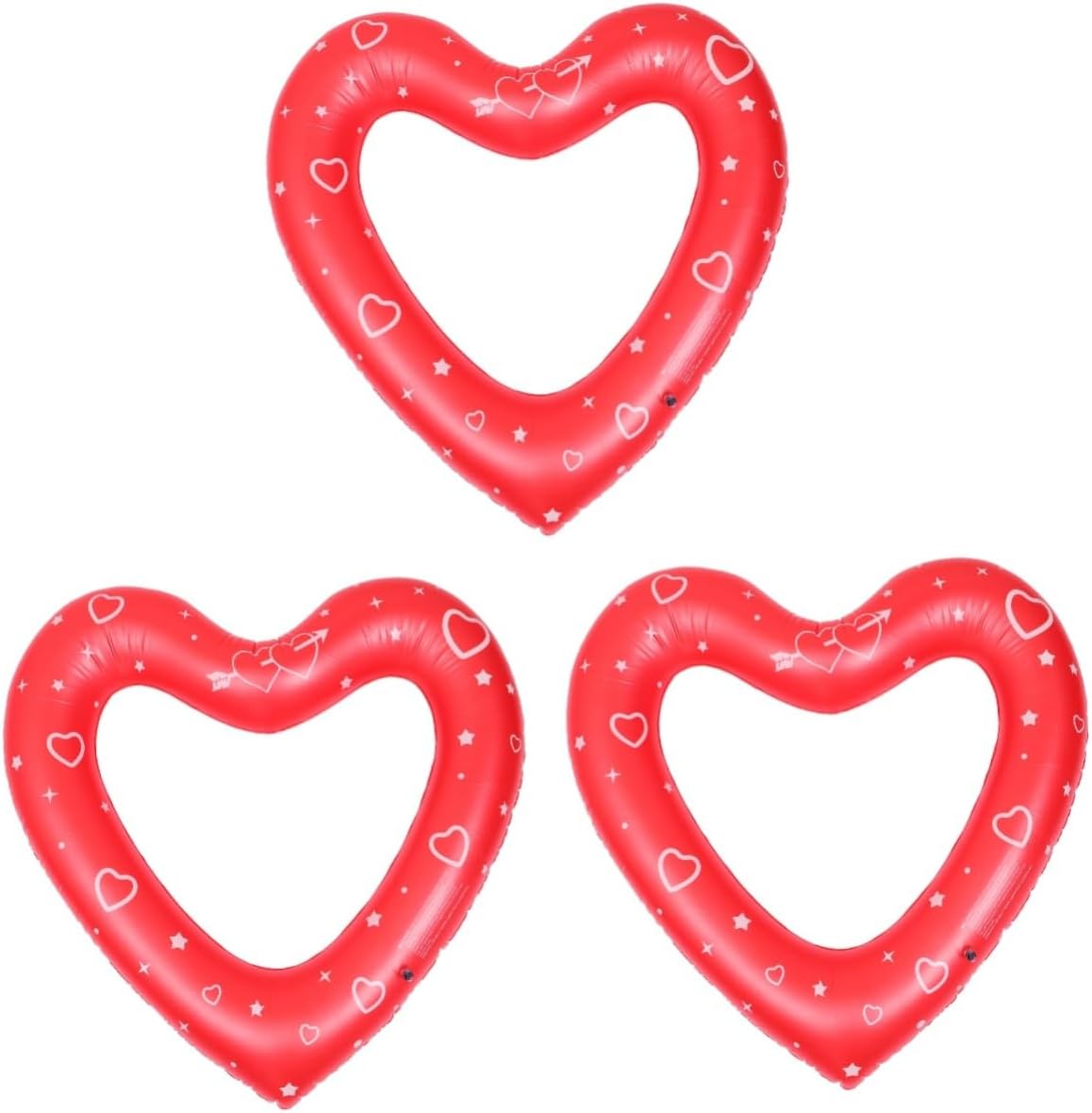 Love Swimming Ring Heart Shaped Pool Float Heart Shaped Pool Inflatable Pool Floats Lounger Driving Pool