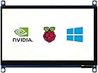 Waveshare 7inch QLED Quantum Dot Display Capacitive Touch Screen 1024×600 G+G Toughened Glass Panel Support Raspberry Pi/Jetson Nano/PC/Game Console