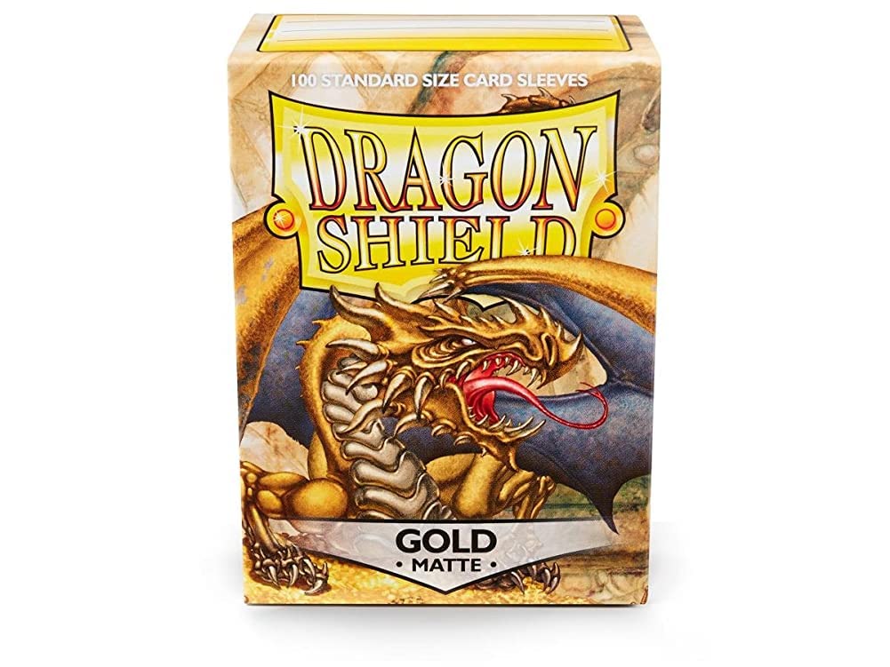 Dragon Shield Matte Gold protège-cartes format standard pack de 10 boîtes - 5