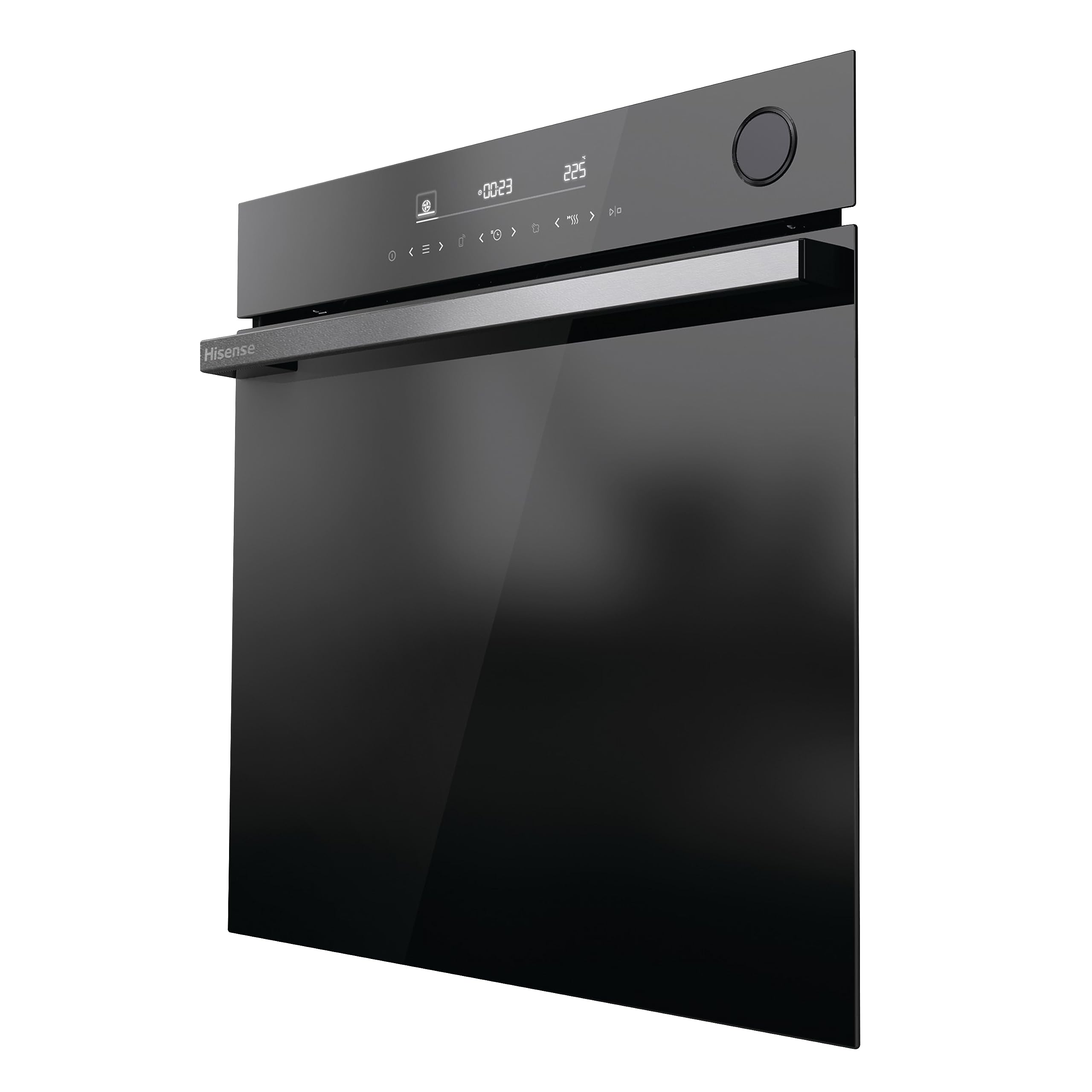 Hisense BSA66346ADBGWIFI- Horno, Even Bake 77L, Cocción Vapor, Limpieza a Vapor, Cocción Simultánea x5, Modo Air Fry, Esmalte Fácil Limpieza, Modo Grill, Eficiencia Energética A+