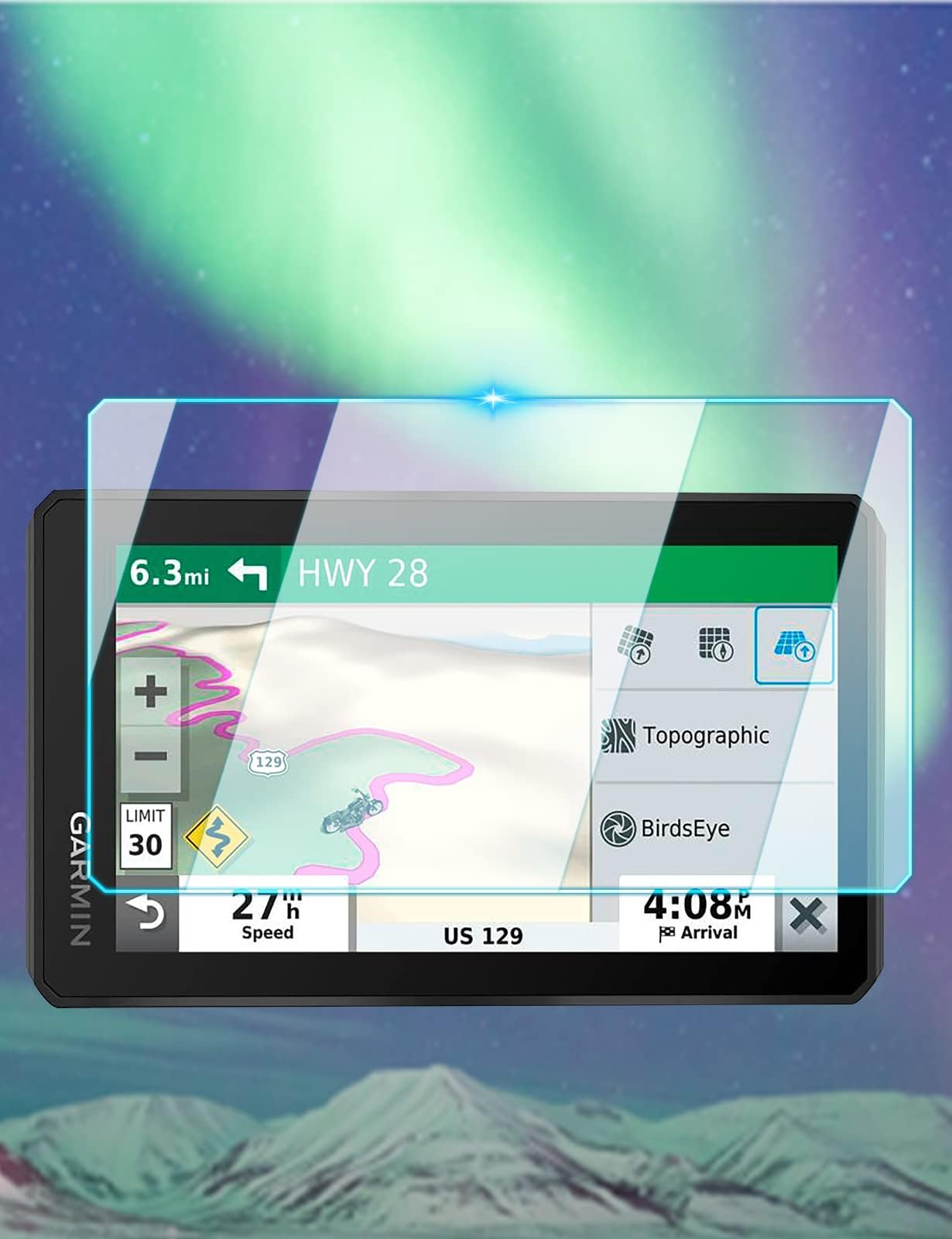 BoxWave Screen Protector Compatible with Garmin zumo XT