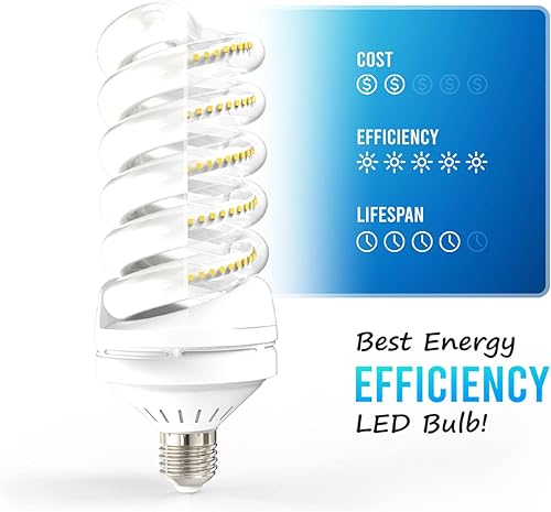 Miniatura 2 de LimoStudio AGG3322 - Bombilla LED de 30 W, luz de día neutra, 6500 K, 3000 lúmenes, 95CRI, repuesto equivalente a 300 W, bombilla de base universal