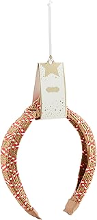 Diadema tejida de rafia para mujer, rosa, talla única, color rosa, talla única