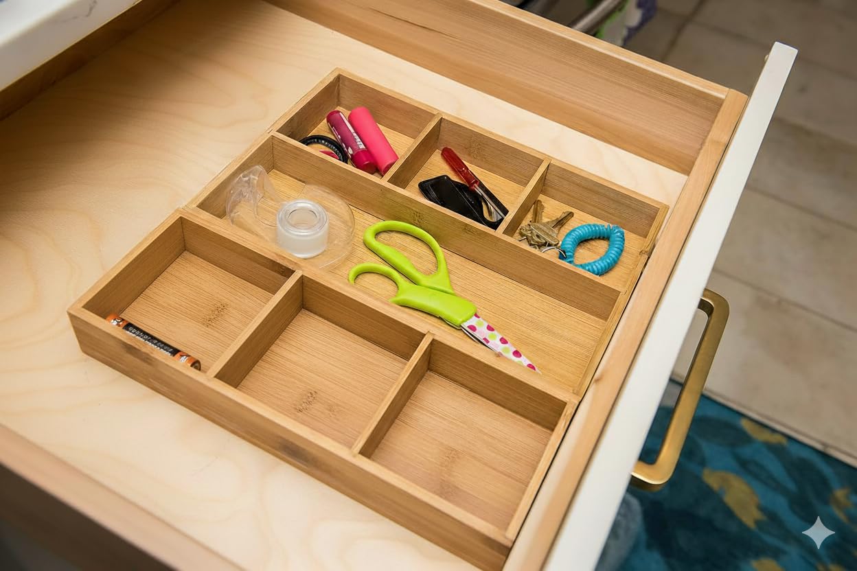 Amazon.com: Lipper International 824, Bamboo Wood 4-Compartment