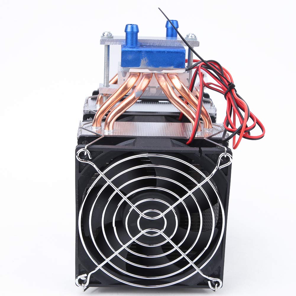 DIY System Cooler Device, 12V Semductor Cycle System, iency Heat Dissipation with 4 Copper Tubes, for DIY, Homemade Air