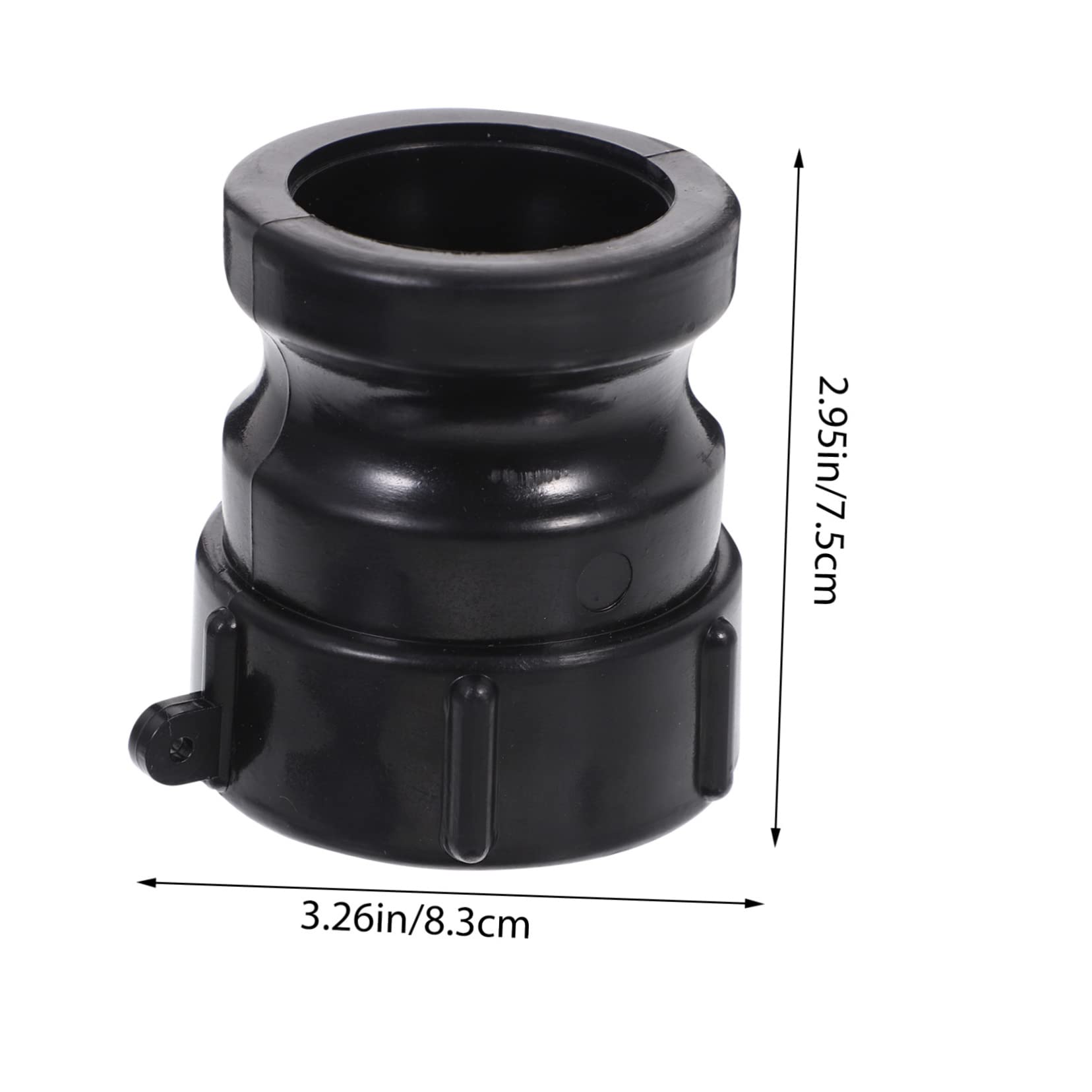 Unomor Tote Tank Adapter Cam Lock Fitting 2' to Camlock Plastic Hose Connector Leakproof Design