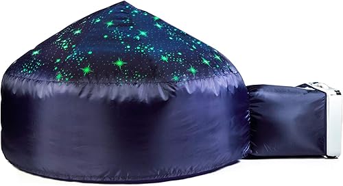 El original Air Fort construye un fuerte en 30 segundos fuerte inflable para niños noche estrellada