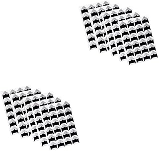 TEHAUX 30 Folhas De Adesivos Para Montagem De Fotos Cantos Cantos De Imagem Cantos De Montagem De Fotos Adesivos Cantos De Montagem De Fotos Cantos Dourados Para Fotos Álbum De Recortes