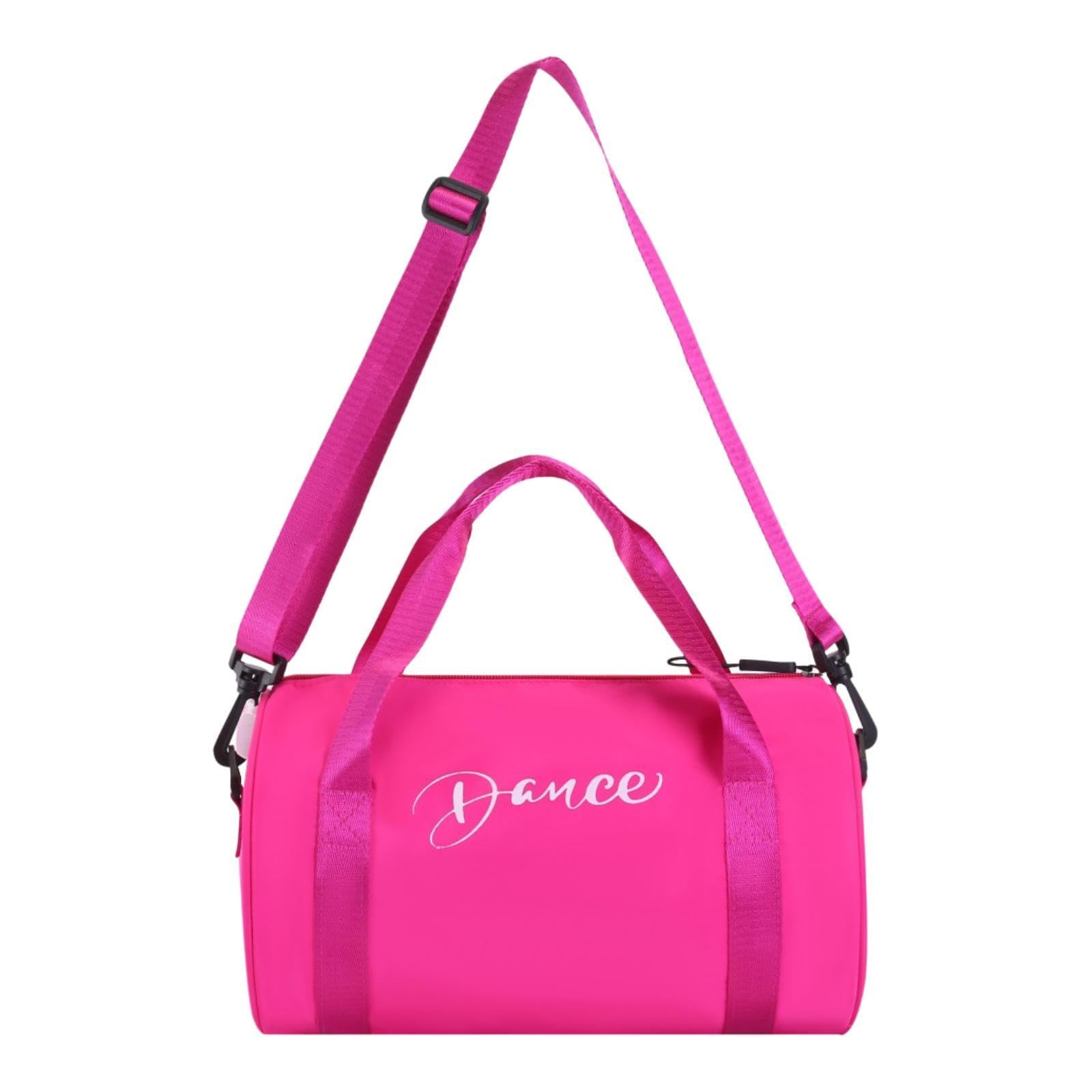 nivaa dance bag for girls portable dance duffle bag for sport weekender gymnastics rose