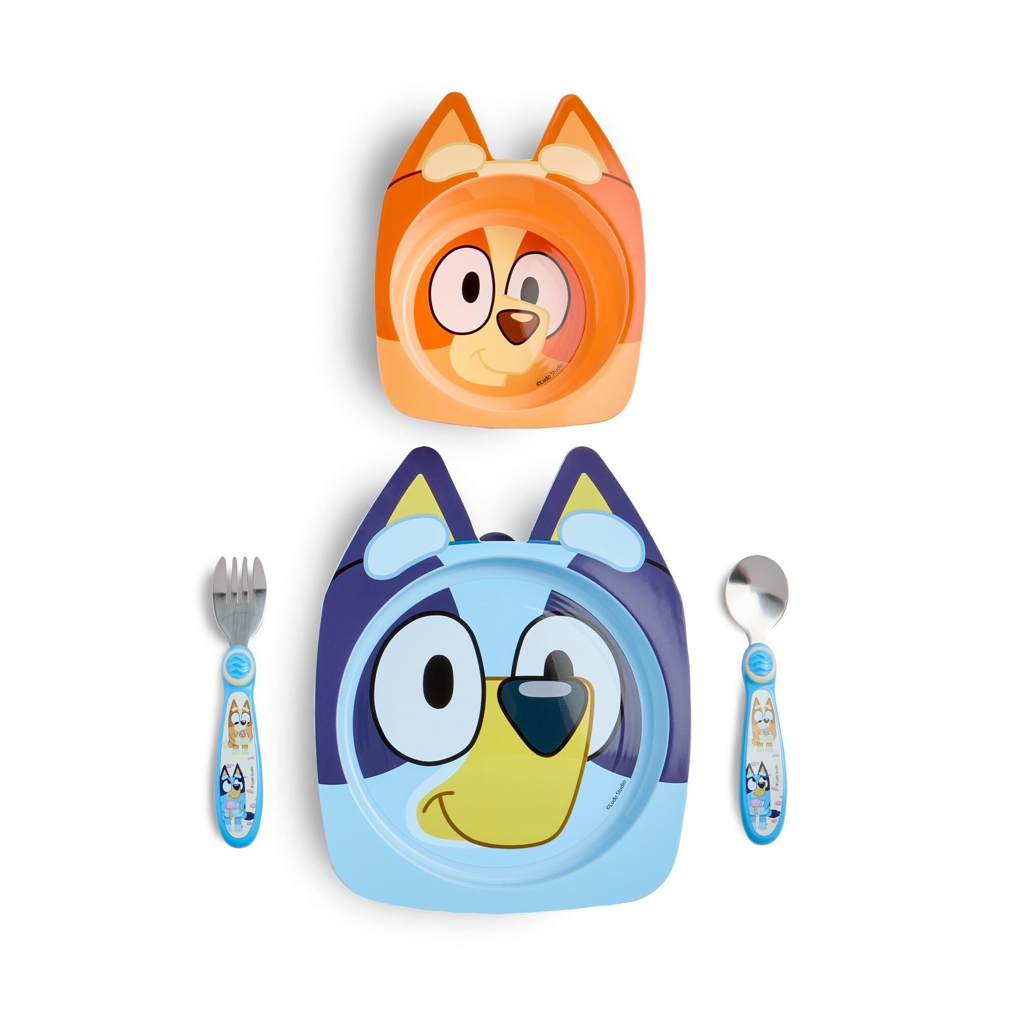 Amazon.com: The First Years Bluey Kids Dinnerware Set - Includes