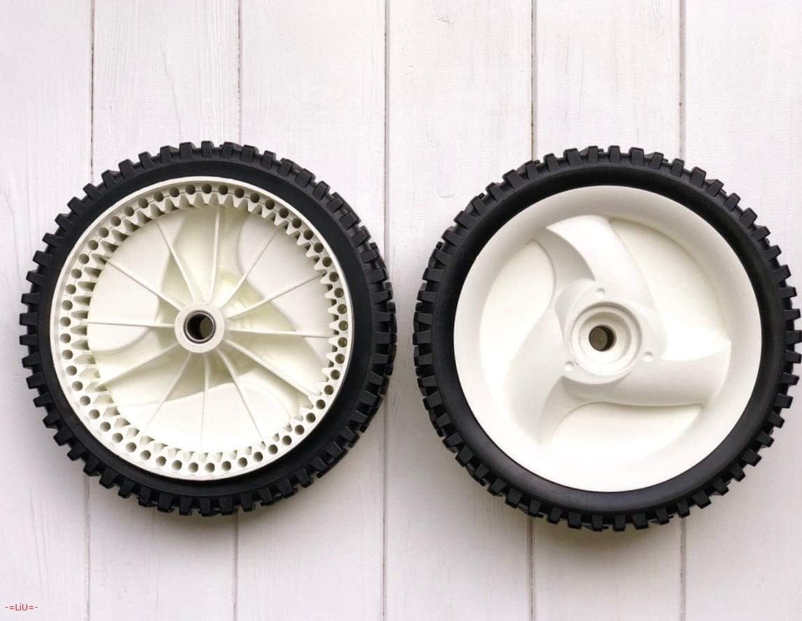 Mintu Set of 2 Lawn Mower Front Wheel Tire Replacement for Craftsman Model 247.374400 917.378891 247.37683 917.377292 917.376240 917.376741 247.762660 917.370680 917.370640 917.377150 917.376551