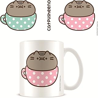 Pusheen Catpusheeno Mug (One Size) (White/Pink/Brown)