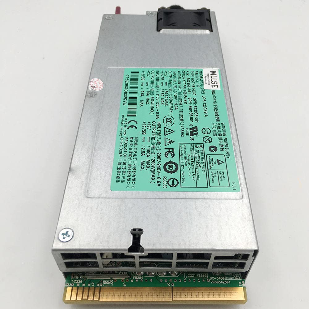 HP Alimentazione 1200W DPS-1200SB A 07F HSTNS-PD30 643956-101 - Foto 8