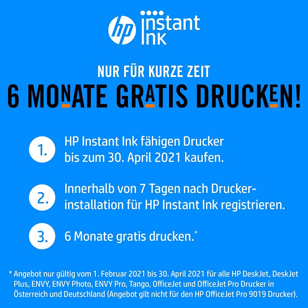 HP ENVY Photo 6230 Multifunktionsdrucker schwarz WLAN Airprint Instant Ink Ready