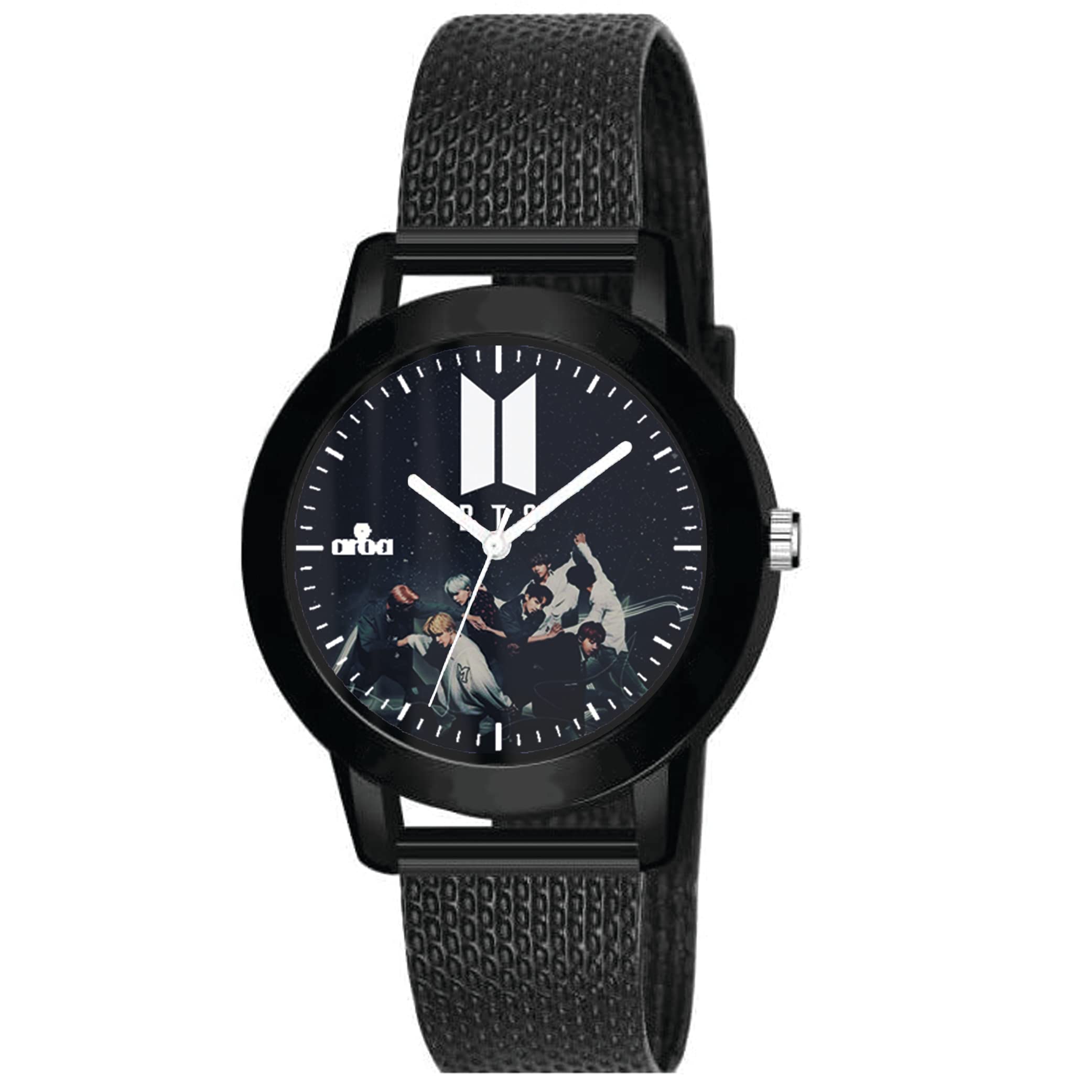 AROA Watch for Womens with BTS World BTS Army Love Model :460 in Black Metal Type Rubber Analog Watch Black Dial for Women Stylish Watch for Girls (B0C3XVKJHH) Amazon Price History, Amazon Price Tracker