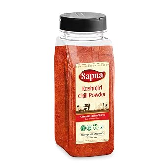 Sapna Kashmiri Chili Powder, 14 OZ, Premium Authentic Spice, All Natural