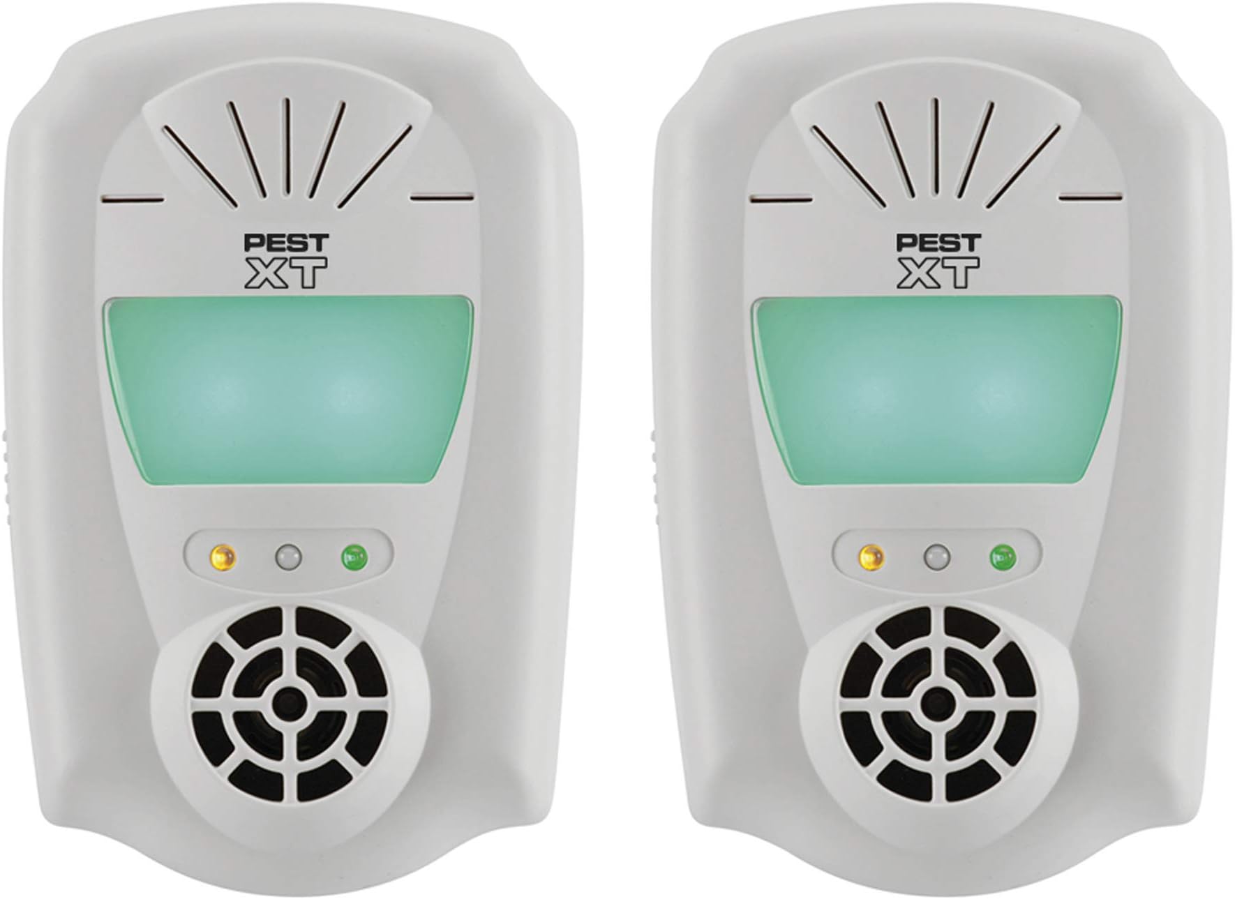Pest XT Indoor Pest Repeller Plug In Ultrasonic Electromagnetic 4-In-1, Pest Control for Rats, Mice, Bugs, Ants, Spiders, Moths, Cockroaches and Mosquitoes (Double Pack)