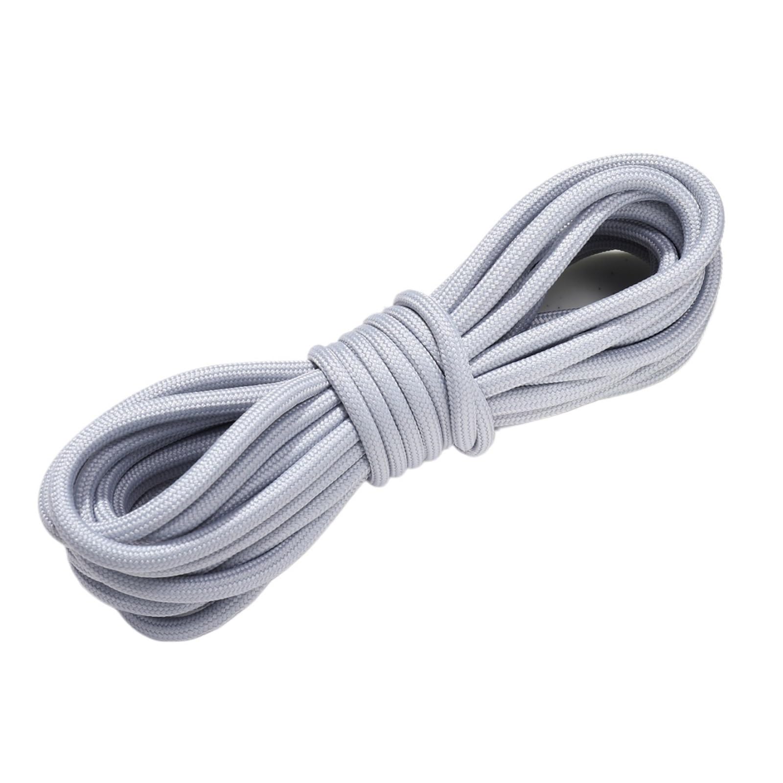 Cotton Macrame Cord 5Meters 4mm Solid Color Core Spun Cotton Braided Rope for DIY Tapestry Phone Bag Pendant Pet Leash Handcraft Dec Accessories(Color 9)