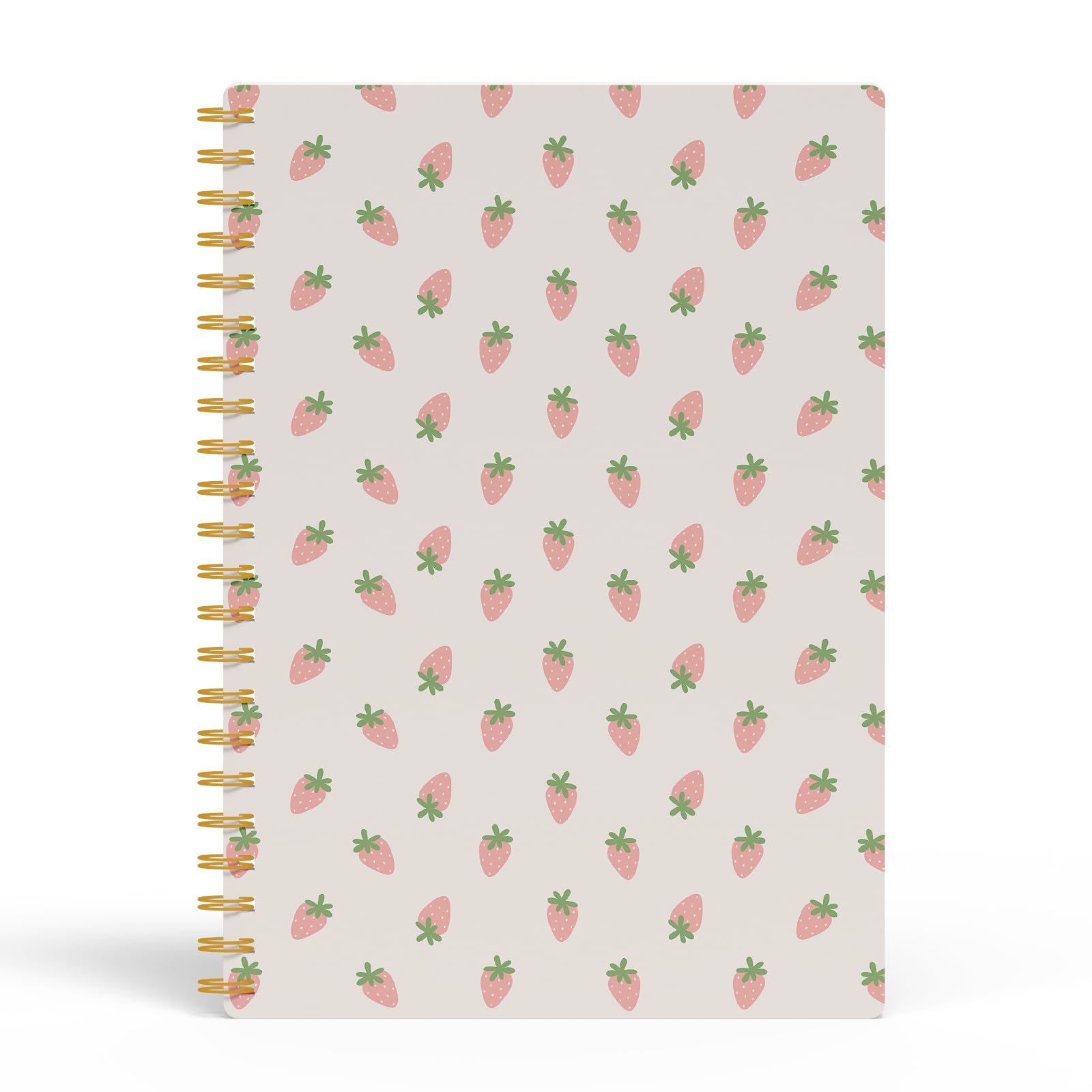 154 Pink Notebook Journal, Strawberry Notebook Journal, Preppy Notebook Journal, Girly Notebook, Kawaii Notebook, Cute Notebooks for Girls, Pink School Supplies, Pink Spiral Notebook 5.5x8.3 Inch