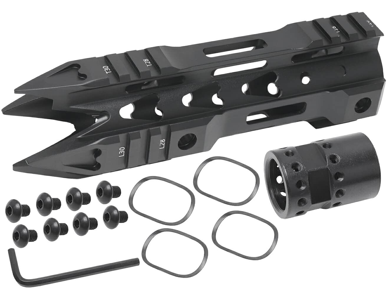 Amazon | MILITARY BASE Sスタイル ジャベリン M-LOK レール 7inch for
