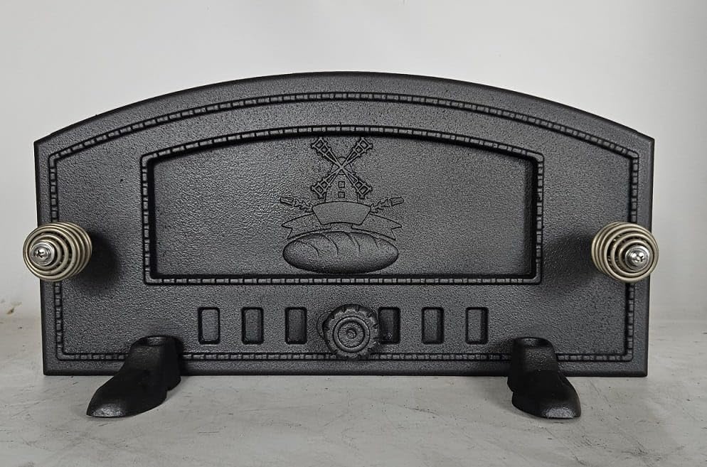 Puerta de horno independiente de hierro fundido 435 x 220
