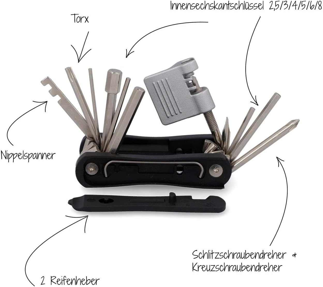 FISCHER Unisex – Adult's 50404 Multitool, Black, Normal