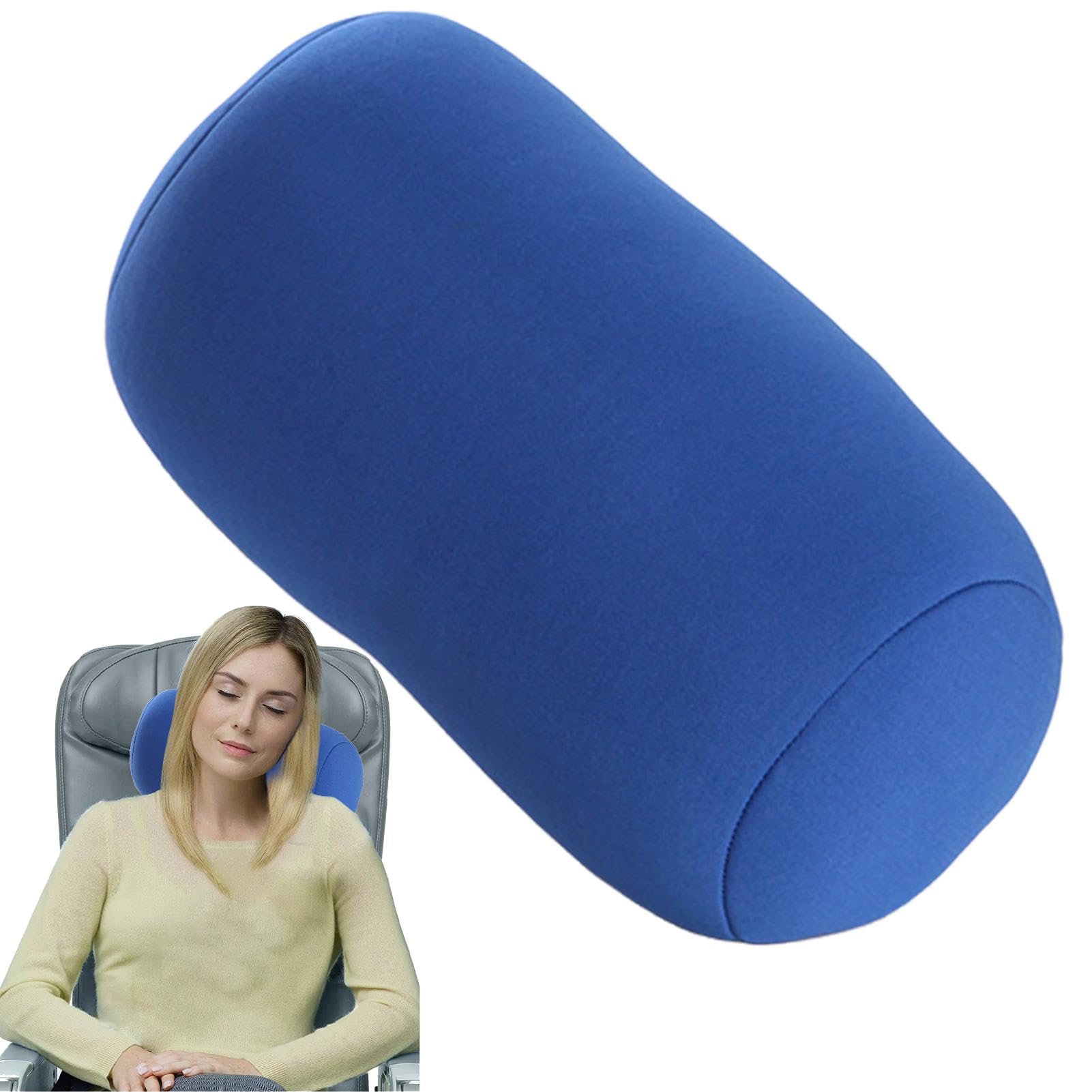 Niktule Microbead Neck Pillow, Microbead Bolster Tube Pillow, Bean Bag Pillow, Cushtie Pillow, Cervical Support Neck Pillow For Comfort, Soft Microbead Support Back Cushion For Bedrooms Living Rooms