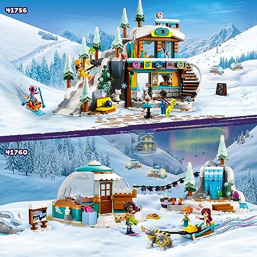 Image of LEGO Friends Holiday Ski Slope and Cafe 41756 Building Toy Set (980 Pieces)