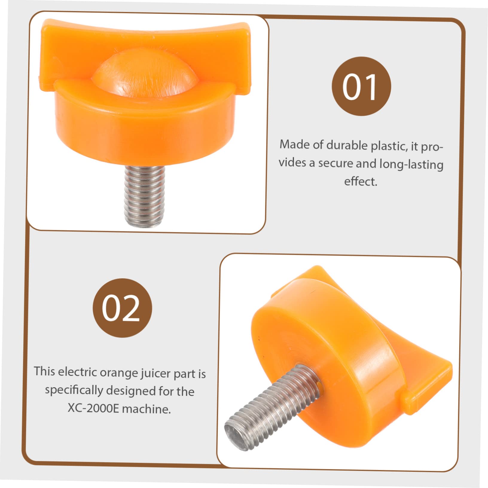 5piezas Tornillo De Compresión Para Exprimidor De Accesorio De Repuesto Para Máquina De Zumo Compatible Exprimidores Eléctricos Fácil Instalación y Uso Práctico