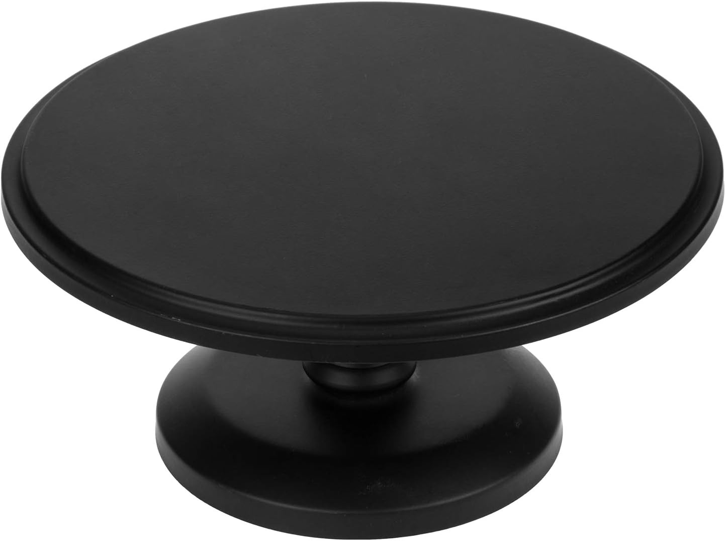 Super Deal Product MyGift Black Metal 10-Inch Cake Stand, Decorative Cupcake, Dessert and Appetizer Plate Pedestal Stand