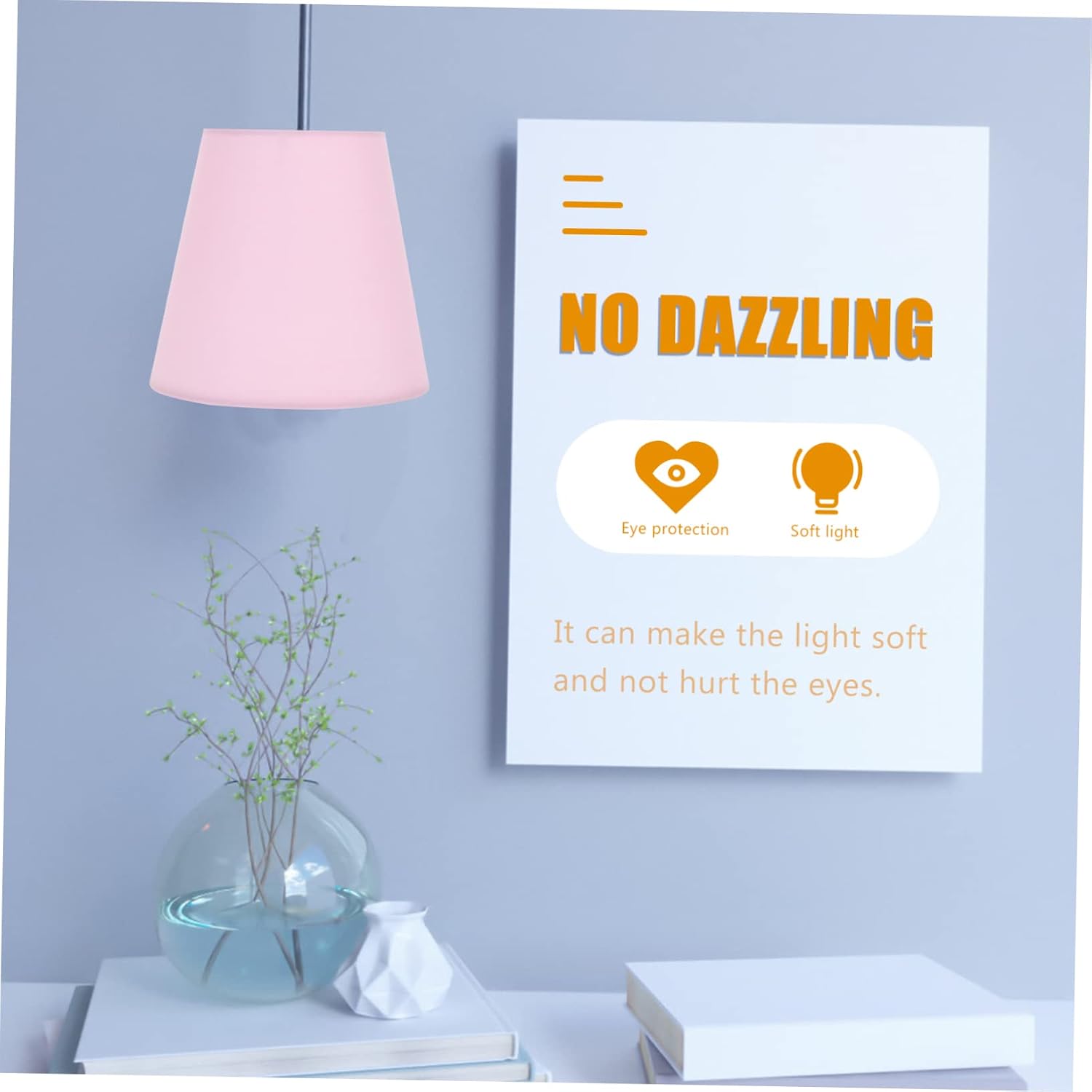 Small Retro Lampshade Light Pink Linen Fabric Lamp Shade for Table and Wall Lamps Vintage Indoor Lighting Accessory Durable and Elegant Design