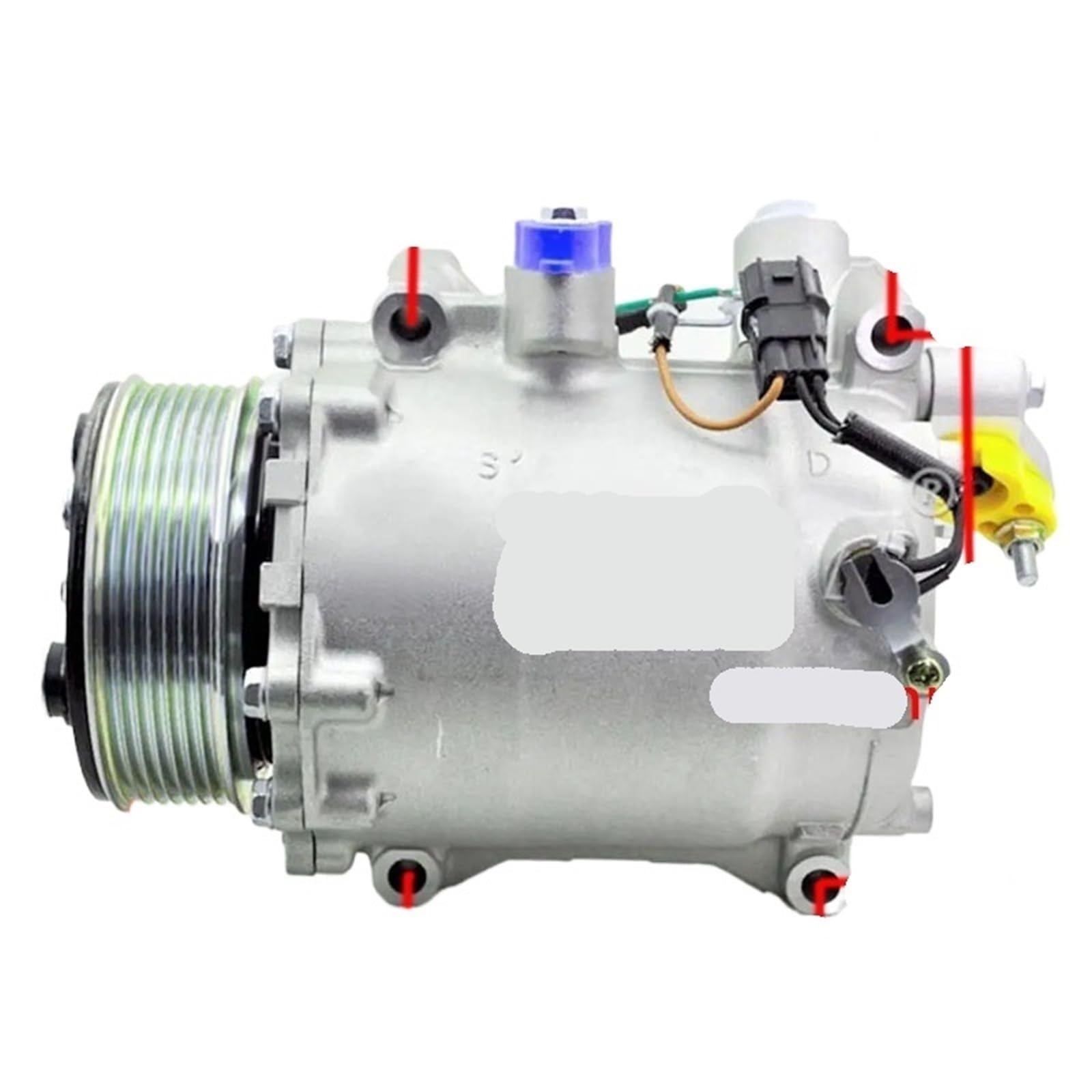 Rgimatvex One Color Air Conditioning Ac Compressor Compatible With H Crv Cr-V L4 Acura Ilx Rdx 38810Rwca02 38810Rzya01 4717056 5512639 6512639