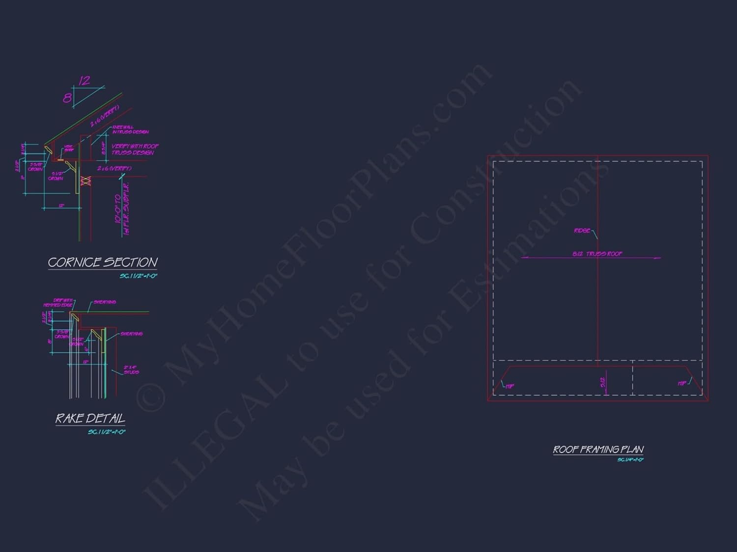 17-1505 House Plan - Coastal House Plan - 3-Bed, 2-Bath, 2400 SF