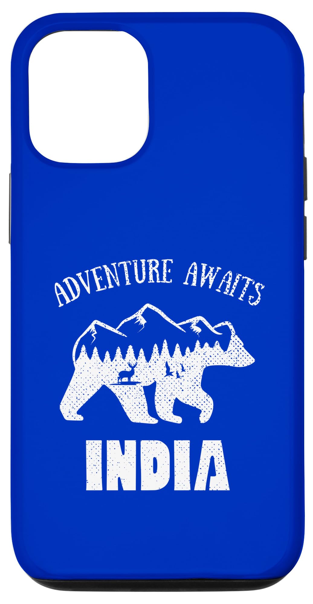 iPhone 15 Adventure Awaits India Retro Outdoors India Vacation Case