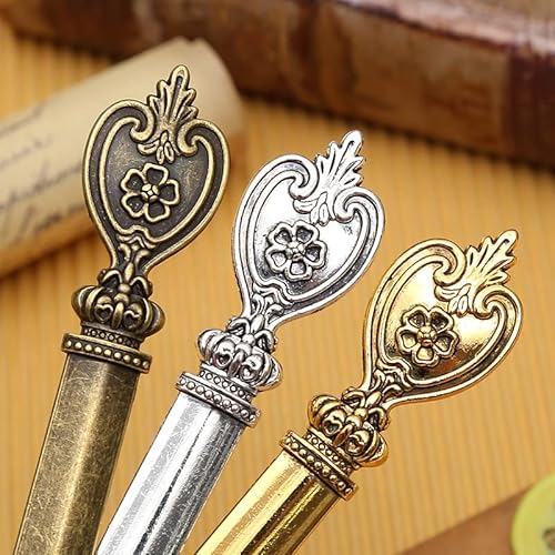 Brieföffner,luxuriöses Rustikales Antikes Briefumschlagmesser aus Gusseisen mit Ergonomischem Griff Zum Schneiden von Offenen Papierumschlägen Package(Stil 6)