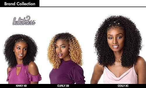 Miniatura 7 de Sensationnel Lulutress - Trenzas de ganchillo preenrolladas, 2 rizadas, 3B (paquete de 4, 2)