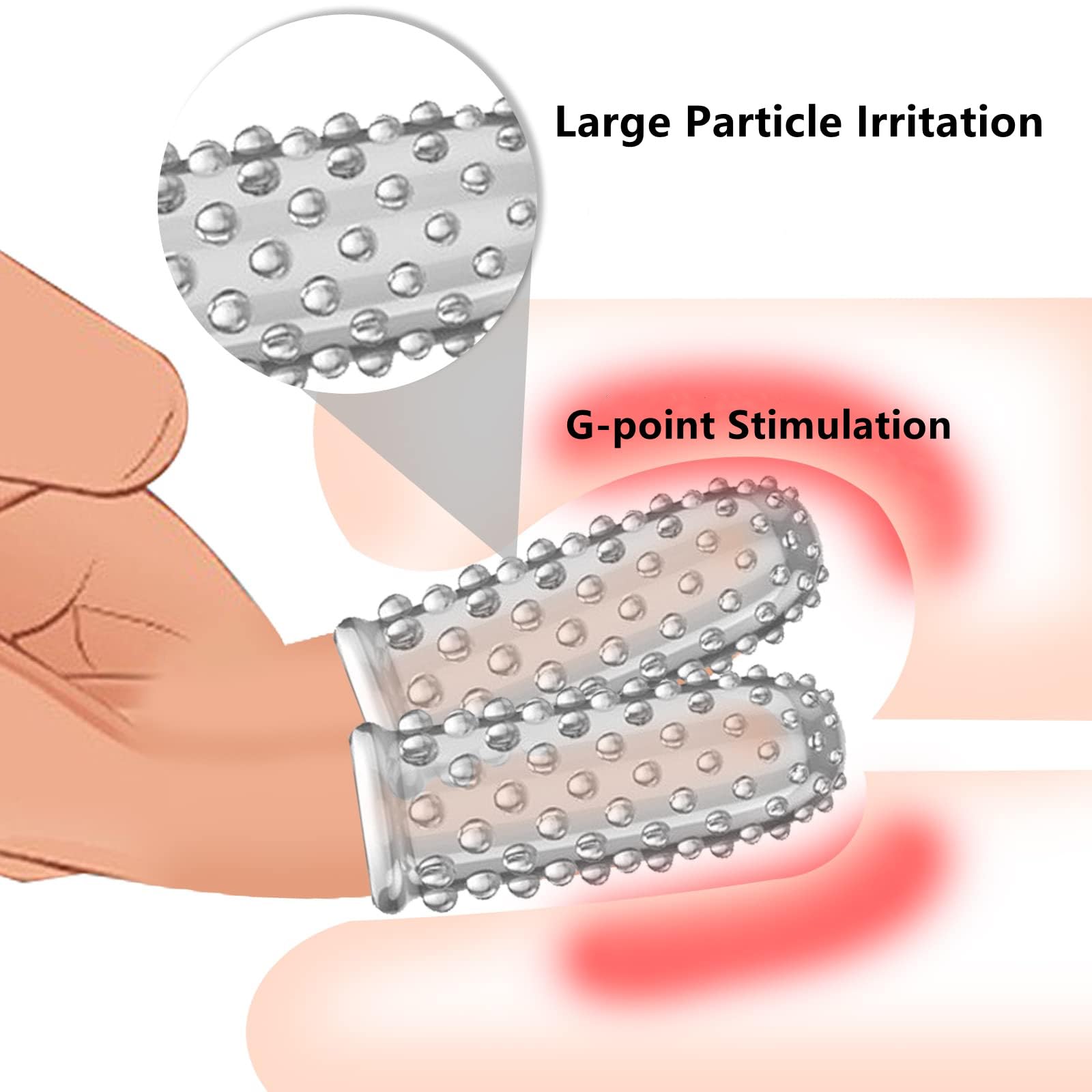 Amazon.com: 2PC Finger Sleeves Vibrator Accessories, Masturbation Sleeve  G-Spot Clitoral Stimulator Finger Sleeves, Soft Silicone Vagina Massage  Stimulates Masturbator Adult Sex Toys for Women Couple Pleasure (A) :  Health & Household