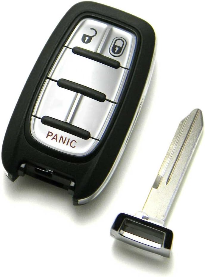 3-Button Smart Proximity Key Fob With KeySense Compatible With 2017-2024 Chrysler Pacifica (FCC ID: M3N-97395900 / P/N: 68238686)