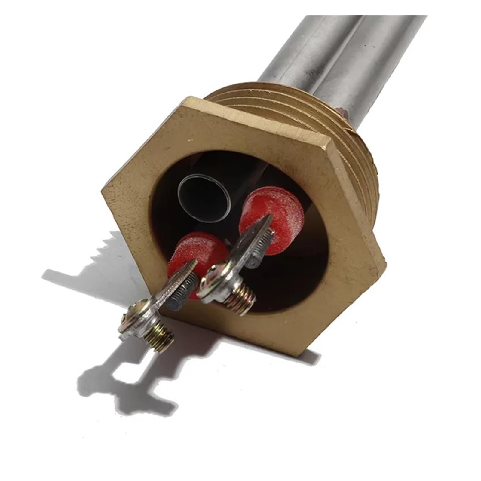 1-calowy element BSP/DN25 z gwintem miedzianym, solarnego podgrzewacza wody, elektryczna rura grzewcza otworem na sondę(110V,1KW 180mm 201SUS)