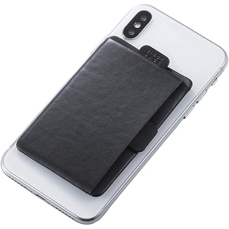 Amazon エレコム スマホ カードケース 背面 カード2枚収納 ブラック P Bpc2bk エレコム 家電 カメラ