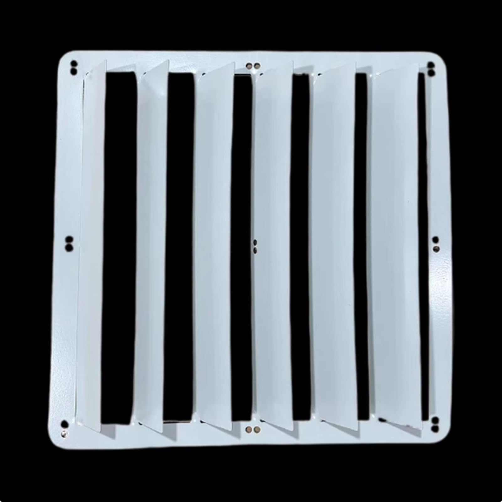 Support de Protection et Grille de déflecteur pour climatiseur extérieur - Déflecteur de Protection en Acier Inoxydable pour compresseur de climatiseur, écran de Ventilation (carré 58 x 58 c