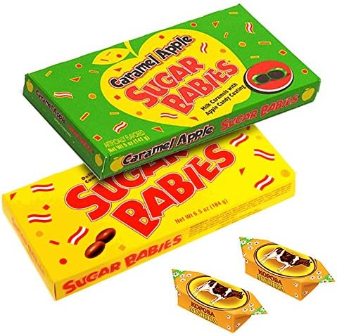 Candy Assortment Party Variety Mix Combo Pack Bundle includes Original Sugar Babies, Caramel Apple Sugar Babies and More
