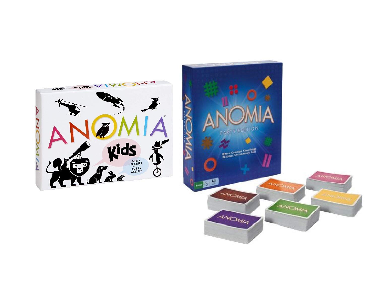 Everest Toys Anomia Kids Children's Card Game + Anomia Party Edition Value Pack!!